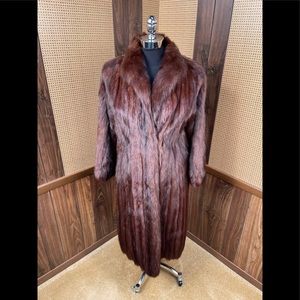 Vintage Full Length Bertolini Sable Fur Coat